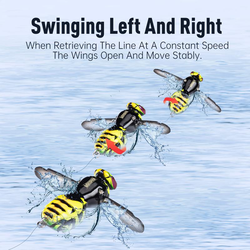 Realistic Topwater Wasp Lure