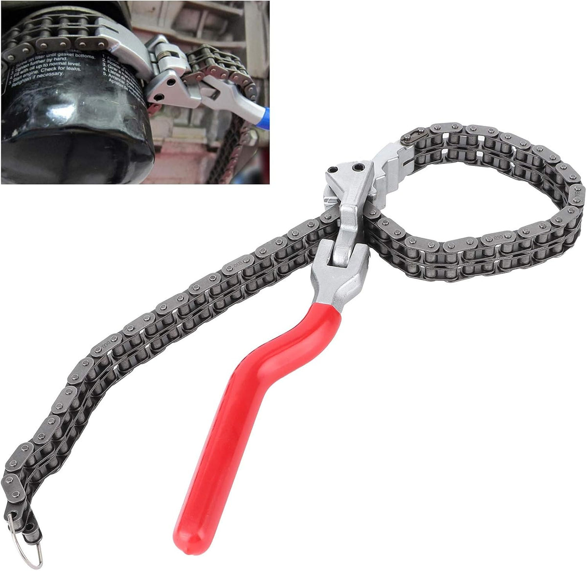 Llave de cadena para filtros de aceite
