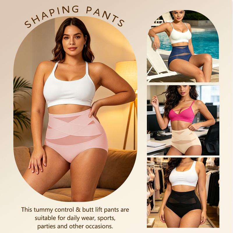 Women's Sheer Sexy  WaistShapewear Panty(6pcs)