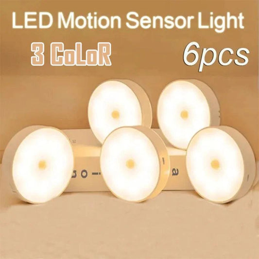 Luz nocturna LED inalámbrica con sensor de movimiento