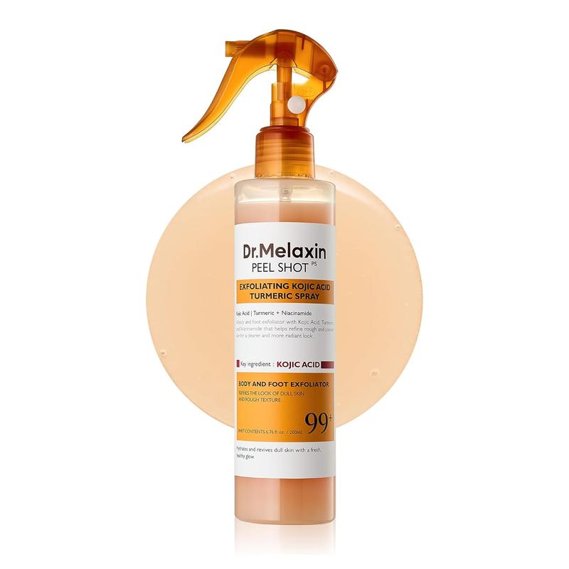 Spray exfoliante para el cuerpo