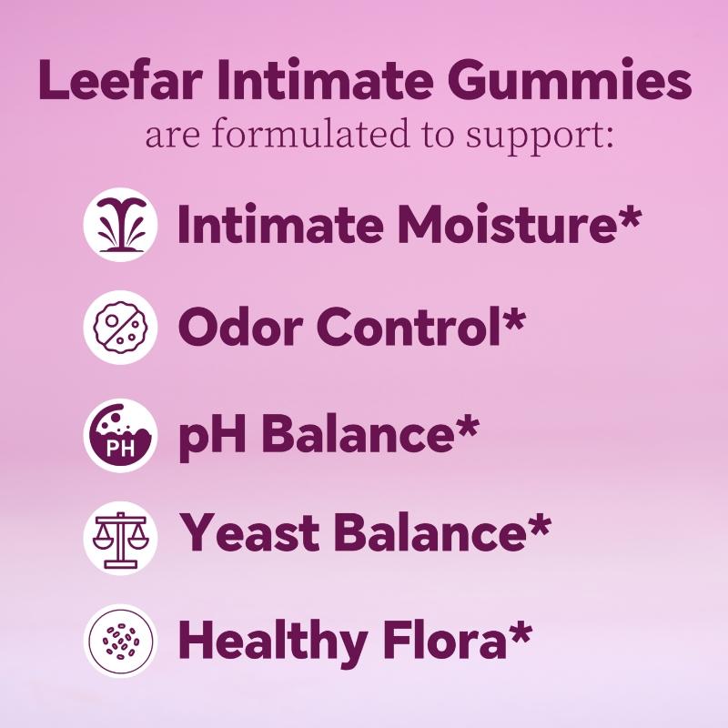 Gomitas probióticas deliciosas para la salud femenina