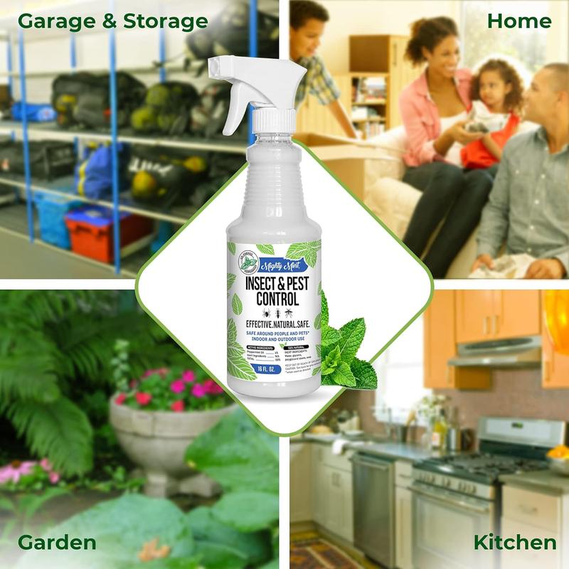 Spray repelente de insectos con aceite de menta