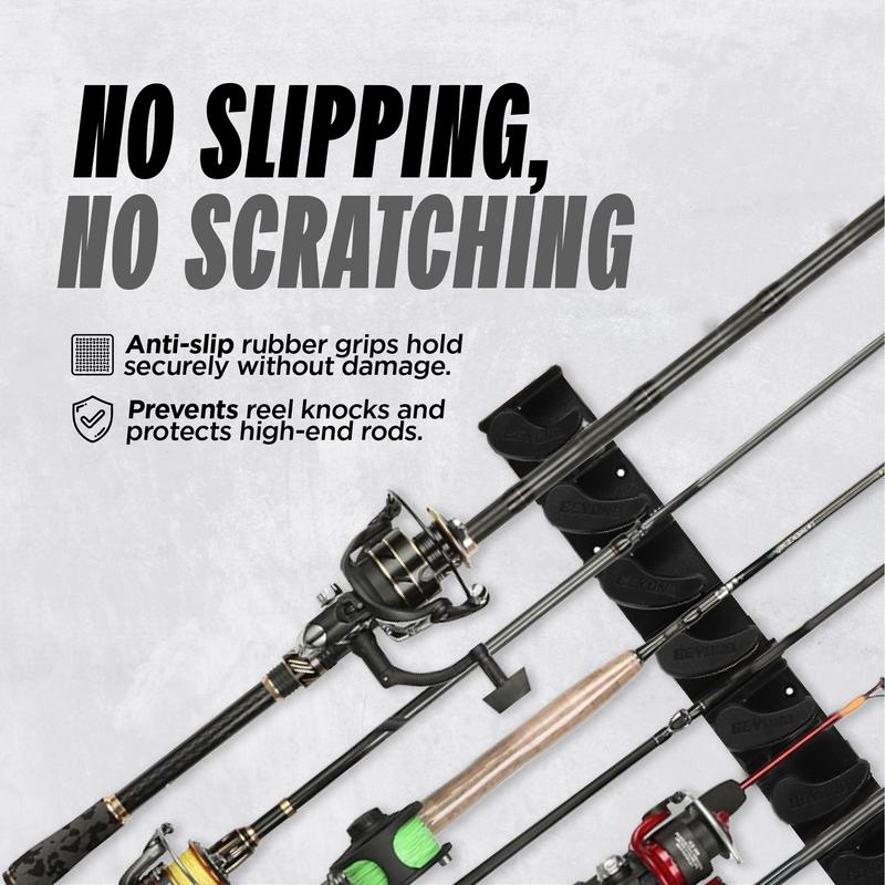 Vertical Layout Fishing Rod Rack