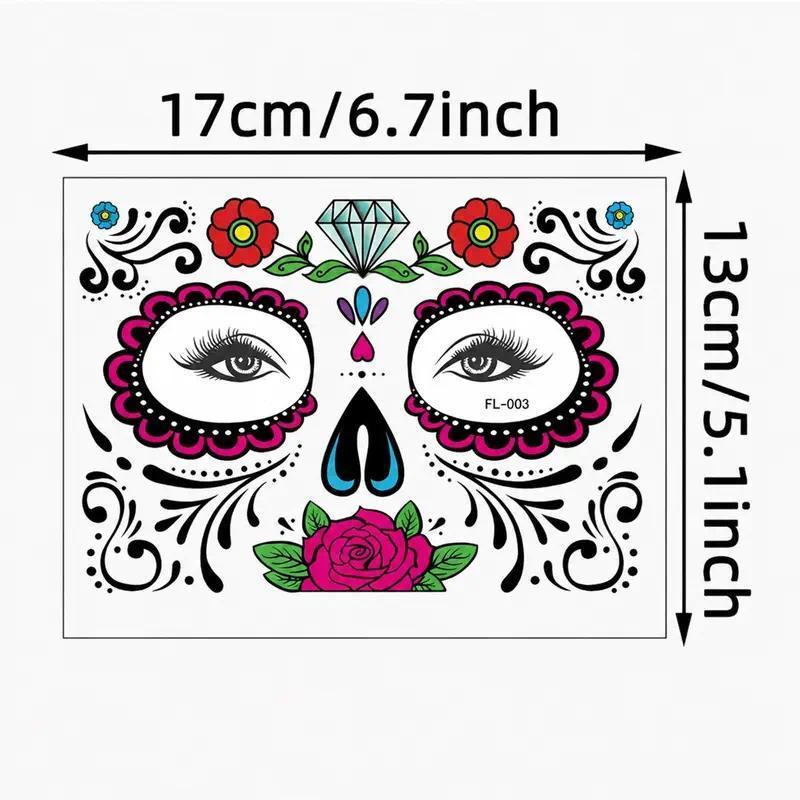 Tatuajes faciales temporales