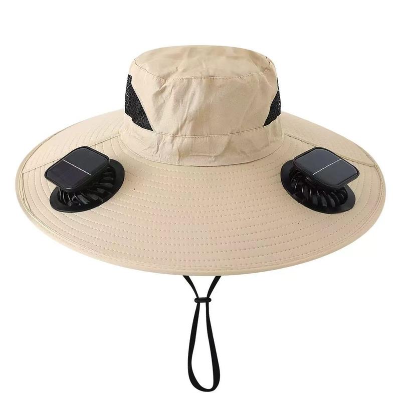 Solar Fan Sun Hat - UPF 50+