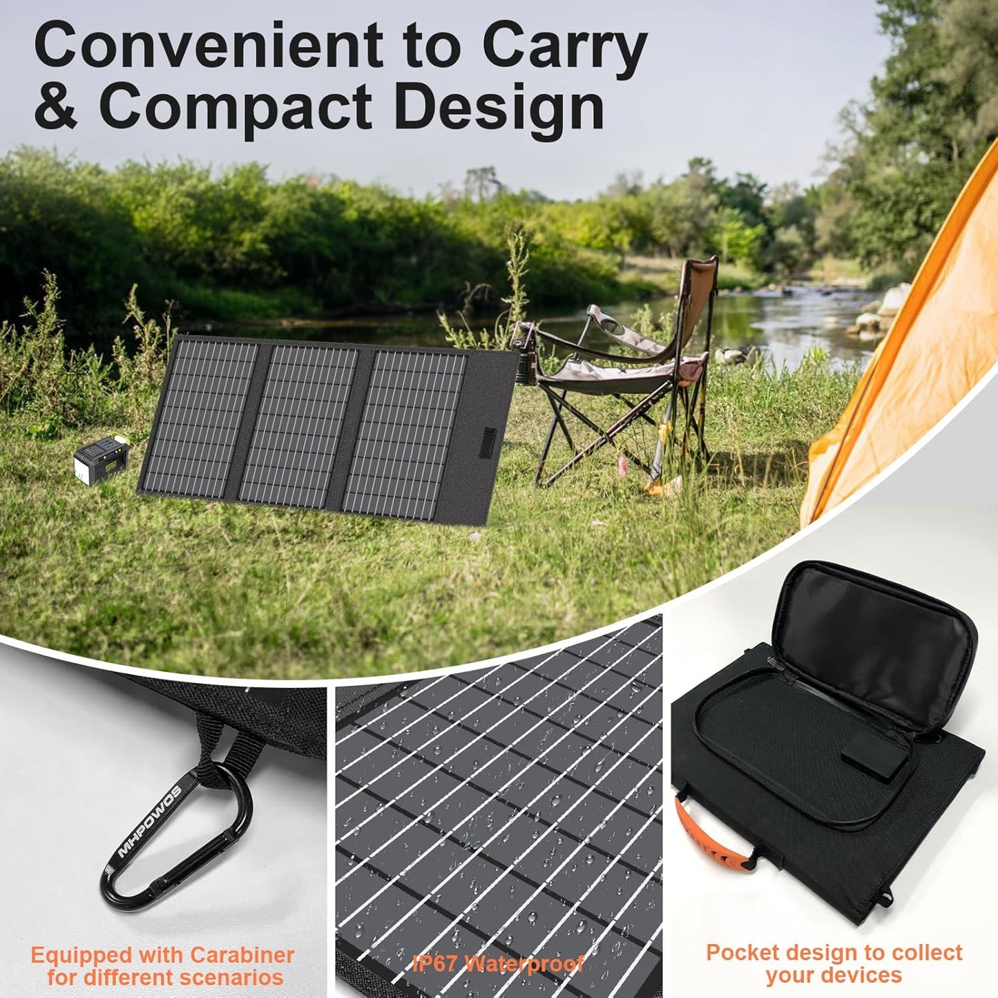 Cargador solar portátil
