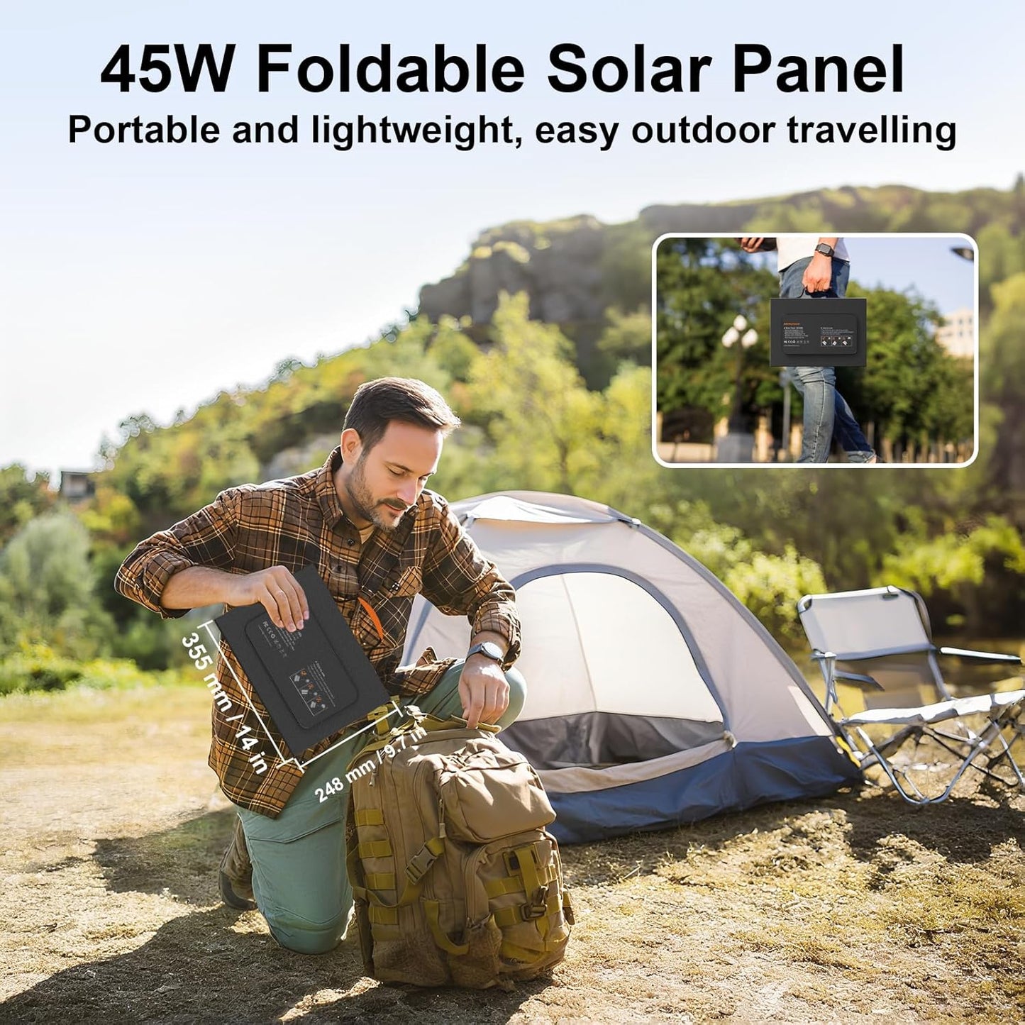 Cargador solar portátil