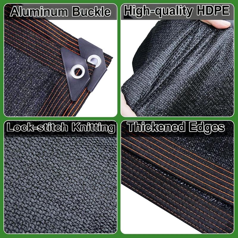 Tela opaca al 90 % (negra) - 10 x 13 pies