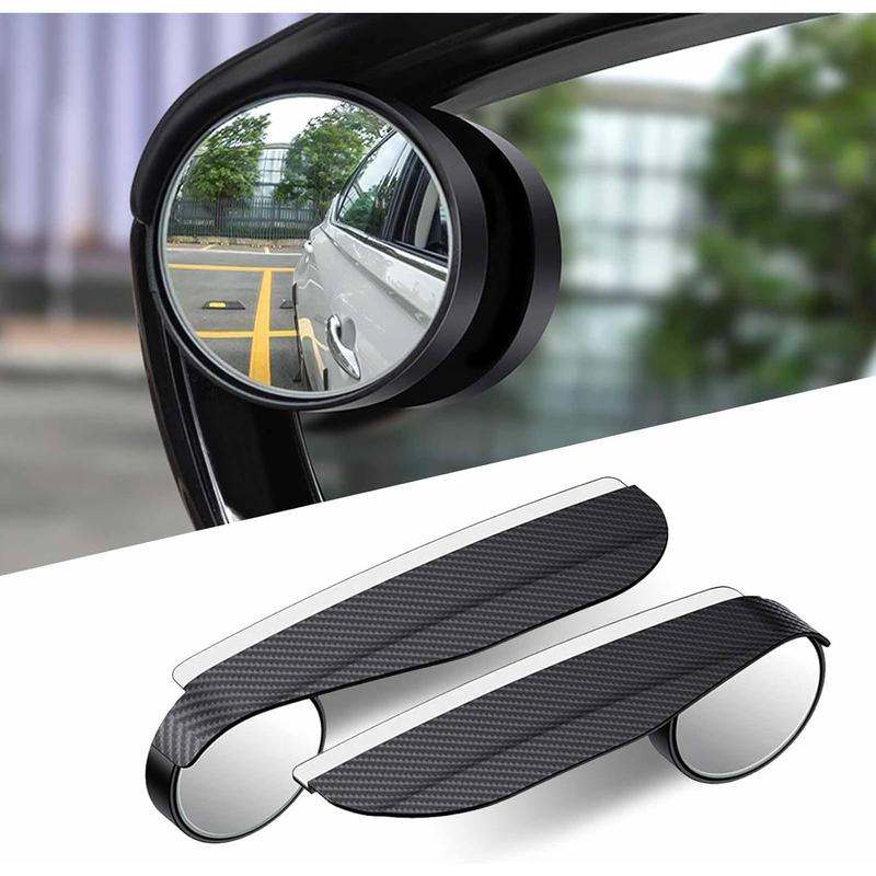 Espejos retrovisores impermeables universales para puntos ciegos de coche, 2 unidades.