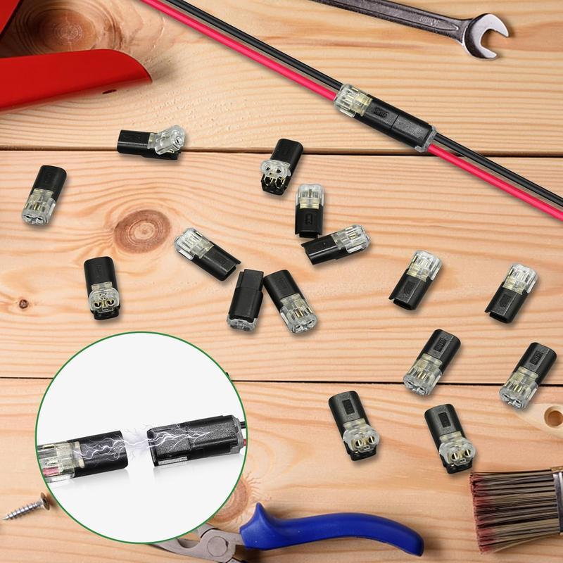 20 PCS Double-Wire Plug-in Connector Led