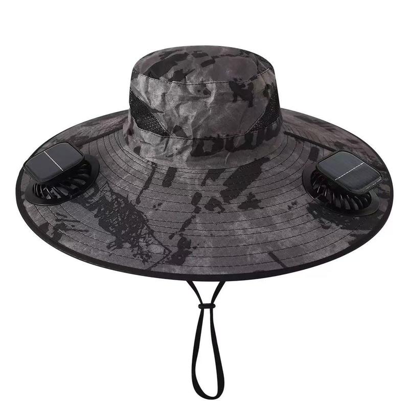 Solar Fan Sun Hat - UPF 50+