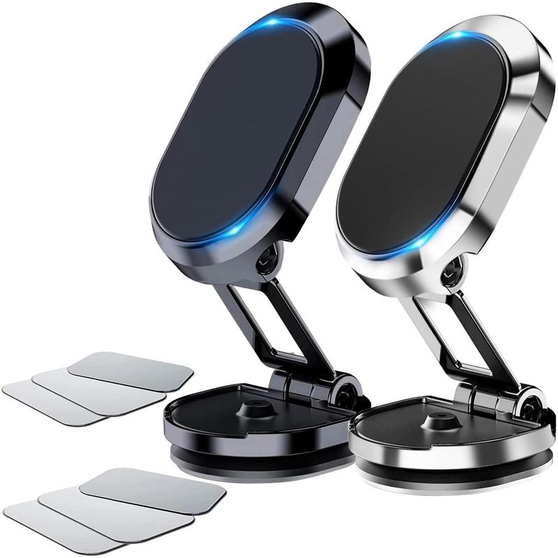 Alloy Folding Magnetic Car Phone Holder
