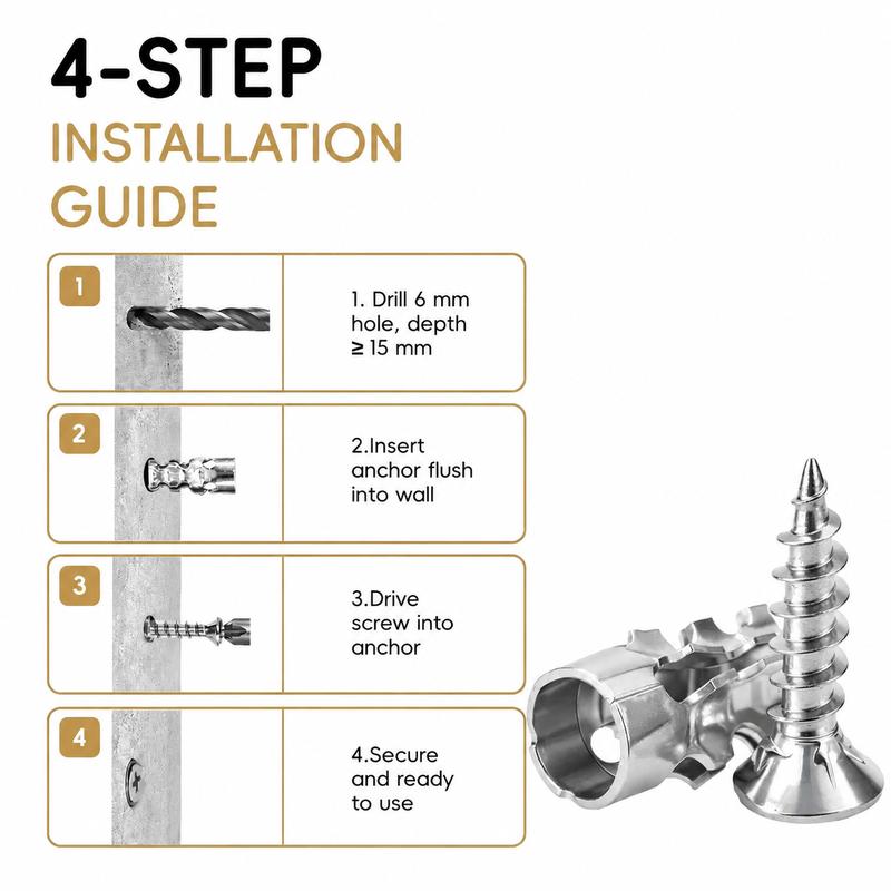 Juego de tornillos de 6x14 mm para reparación de bisagras