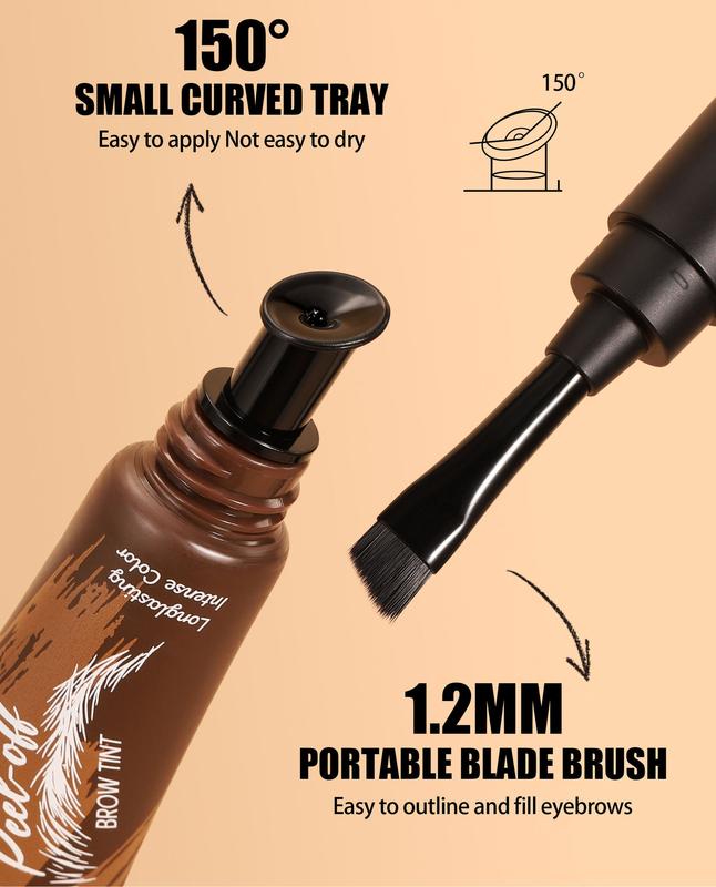 5-Color Tear-Off Brow Tint – Waterproof
