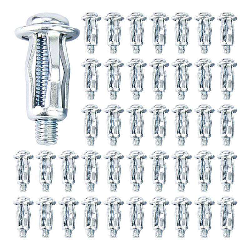 Set of 30 button-head rivet-style lock nuts