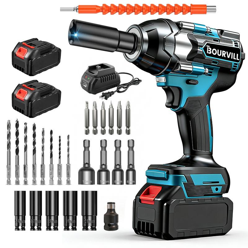 Llave de impacto inalámbrica 3 en 1