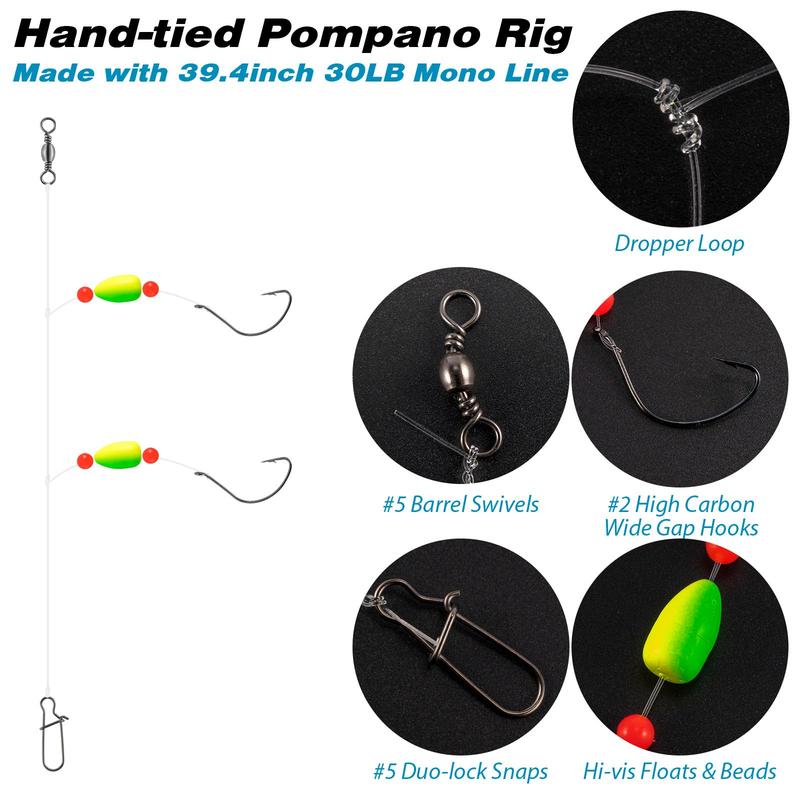 5-Pack  Rigs Surf Fishing