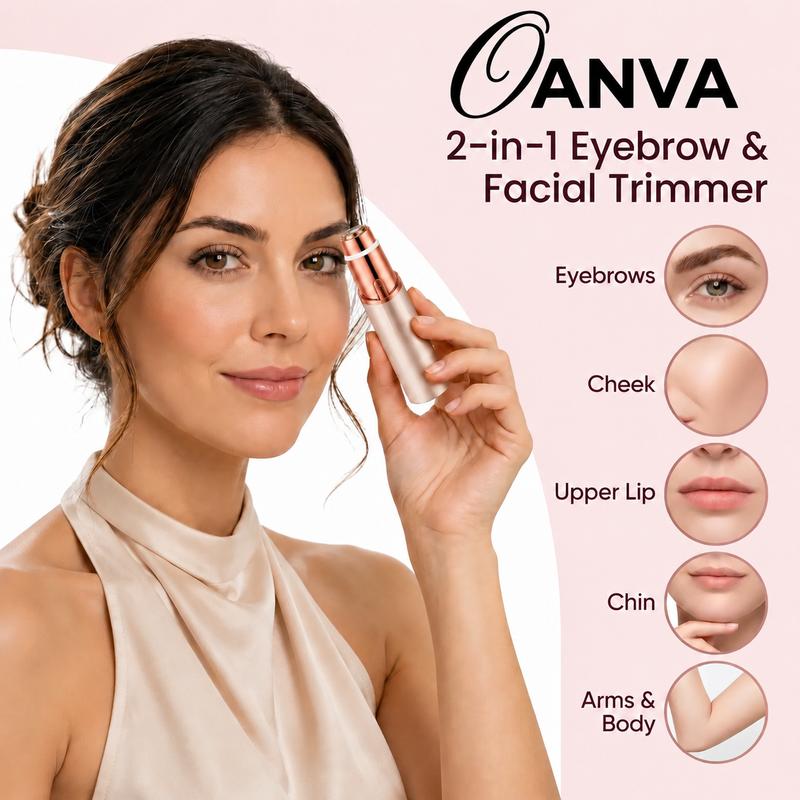 Recortador de vello de cejas para mujer