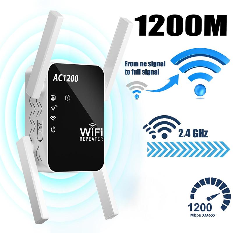 Amplificador de señal y extensor WiFi para el hogar