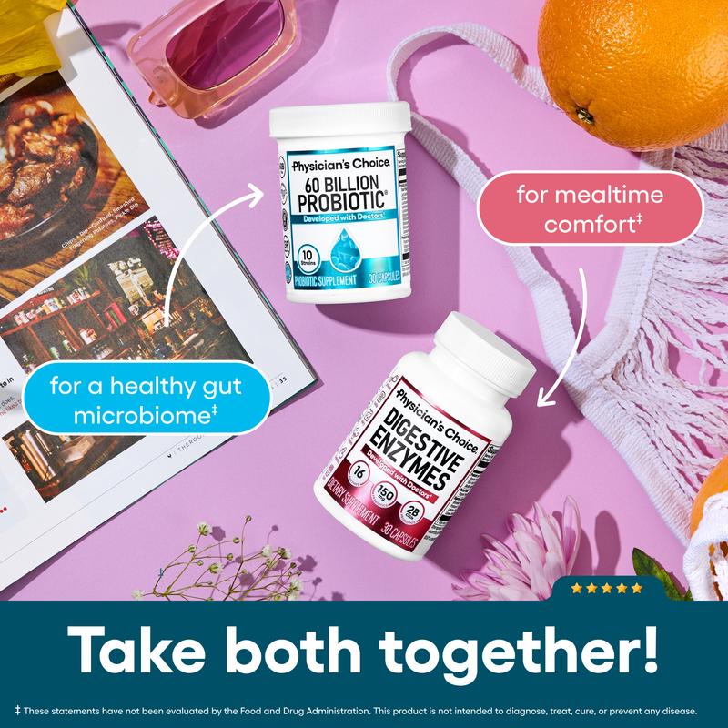 Enzimas digestivas de Physician's Choice