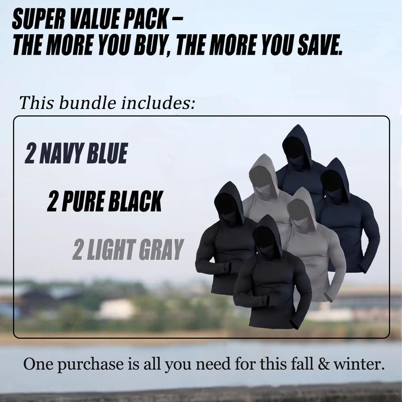 Set de 6 sudaderas casuales con capucha para hombre