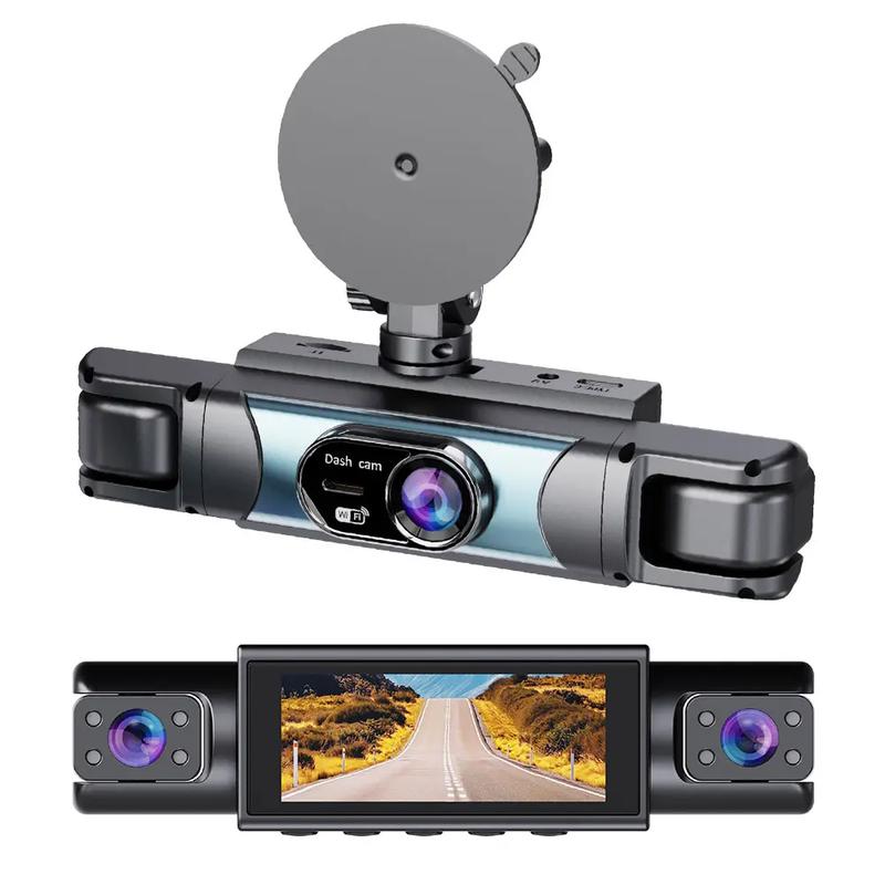 Cámara para automóvil de 4 canales con vista envolvente de 360°