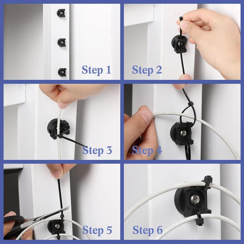 15 clips magnéticos para cables