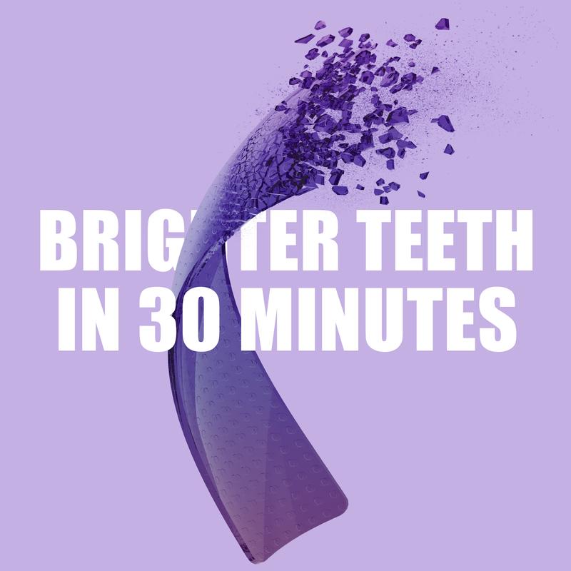 Tiras Blanqueadoras Moradas para Dientes