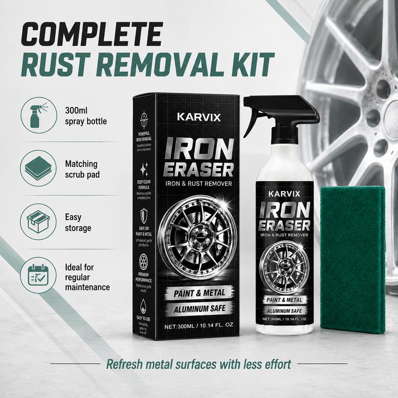 Spray eliminador de óxido para automóviles