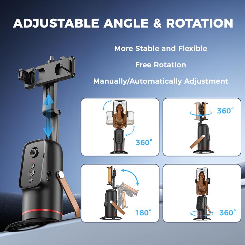 Auto Face Tracking Smartphone Tripod Complete Kit