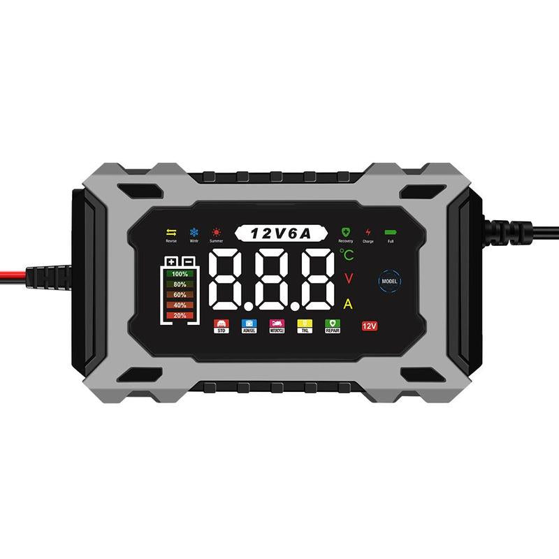 Cargador de baterías inteligente de 12 V y 6 A