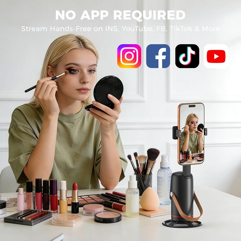 Trípode con seguimiento facial automático para teléfonos inteligentes