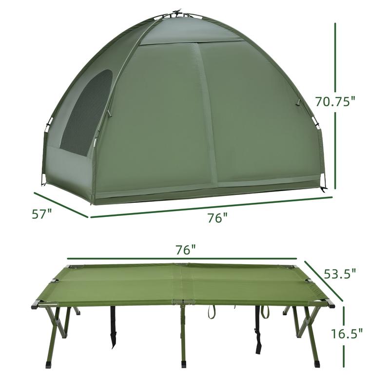Cama plegable de camping para una persona