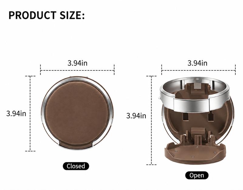Portavasos universal plegable para coche