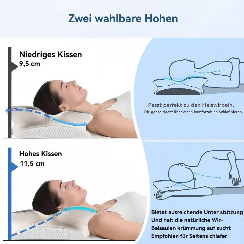 Almohada cervical de espuma viscoelástica con efecto refrescante