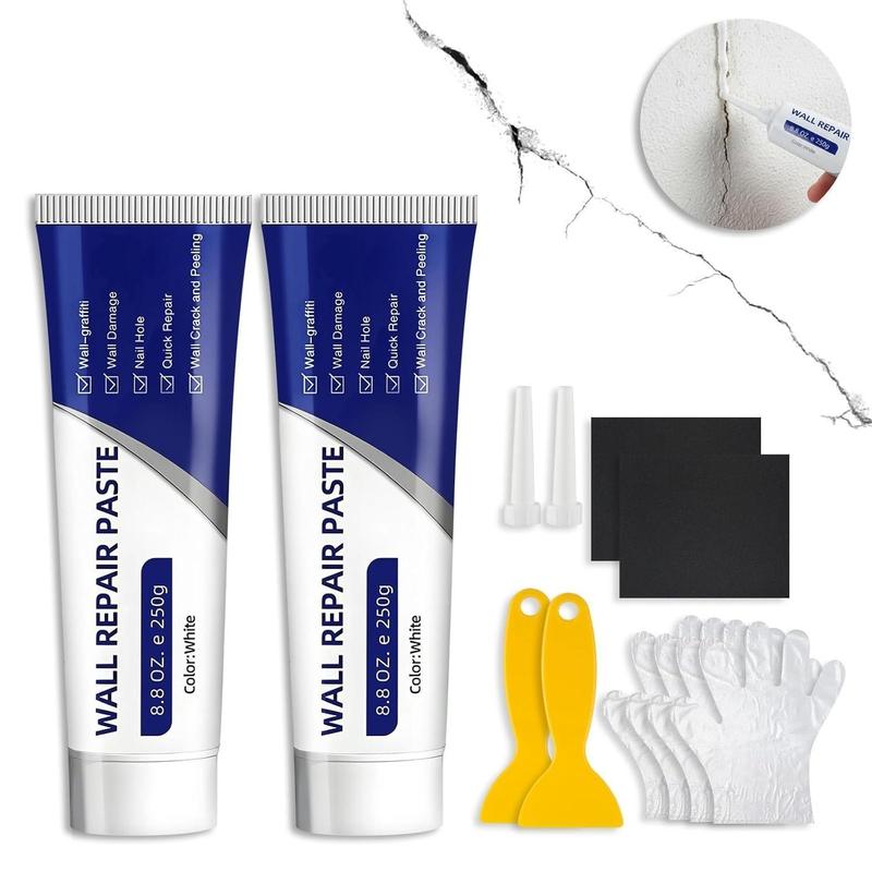 Kit de reparación de parches para paneles de yeso con compuesto reparador de paredes