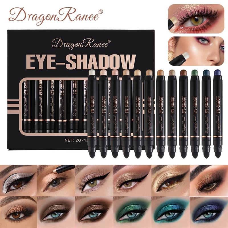12-Piece Dual-Ended   Stick Eyeshadow
