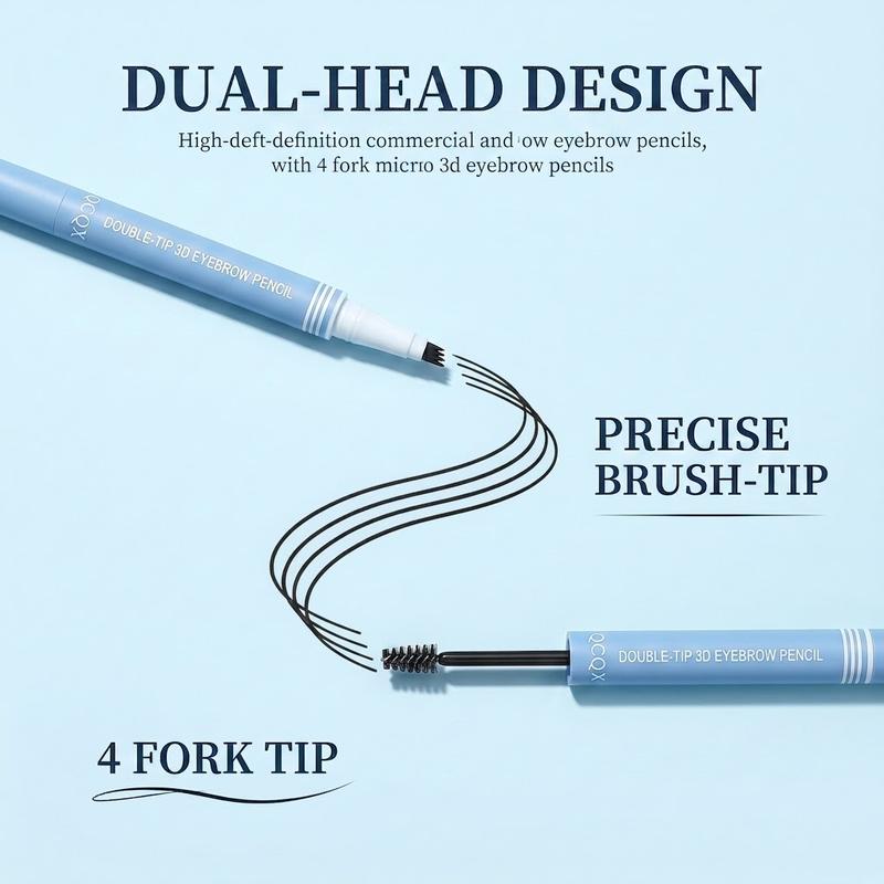 Gel para cejas 2 en 1, con color y resistente al agua