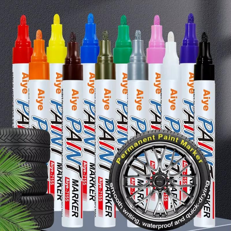 Tinta permanente a base de aceite de 12 colores