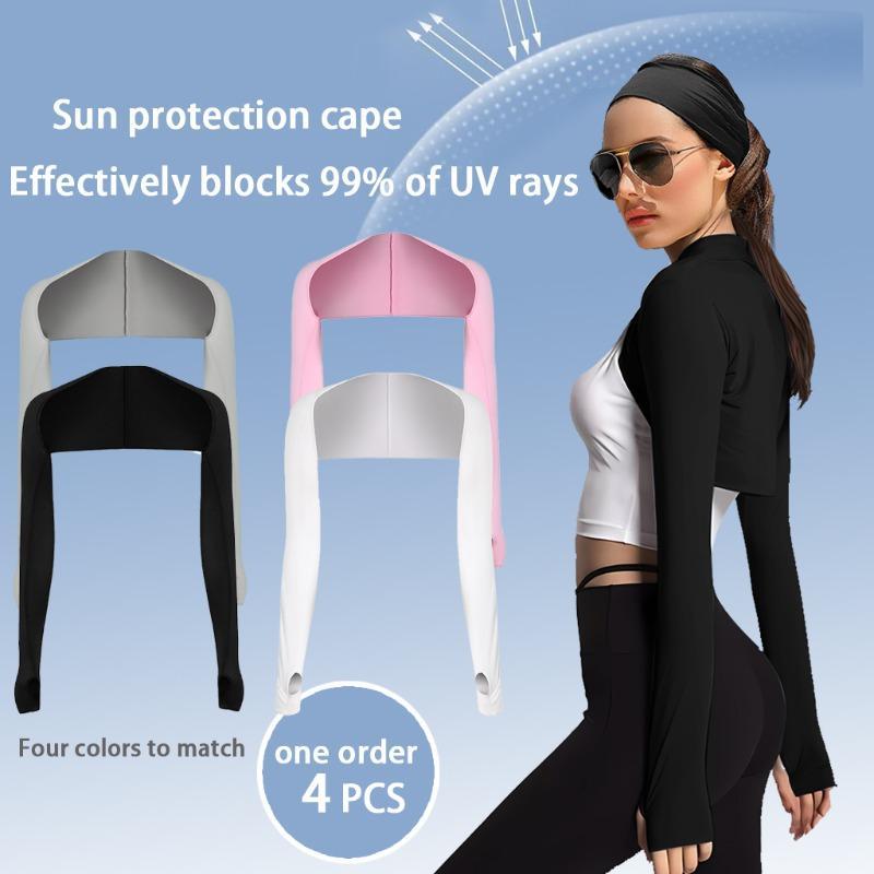 Set de 4 chales de verano con protección UV y efecto refrescante