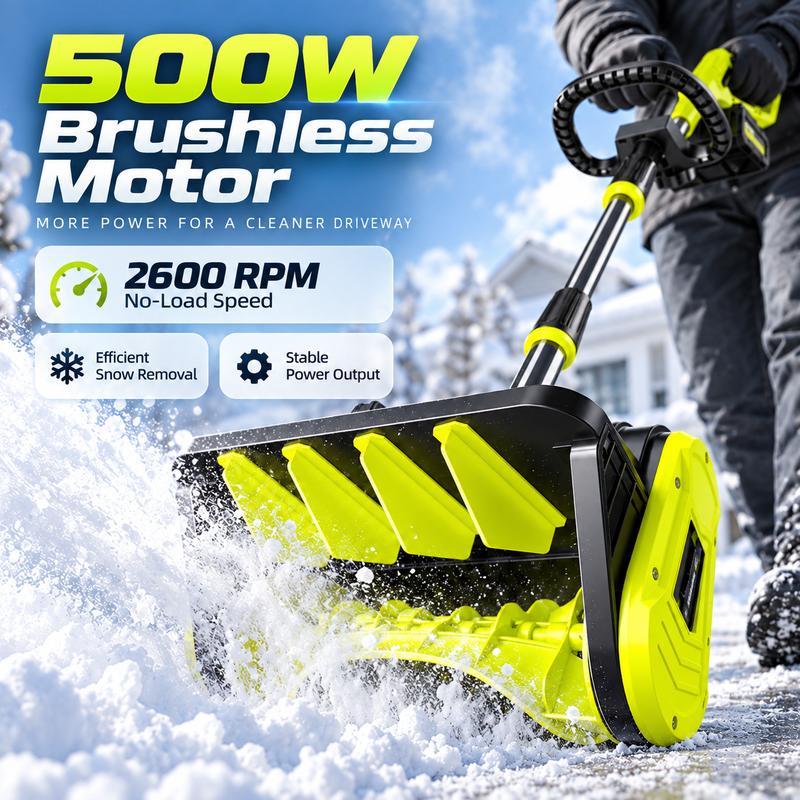 Cordless Snow Shovel with Charger