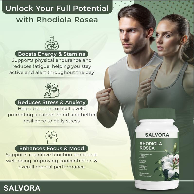 Extracto de Rhodiola rosea para el estrés