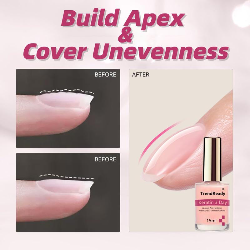 Paquete de 2 capas de belleza para uñas 4 en 1