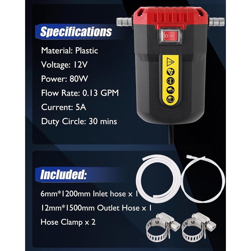 Bomba extractora de aceite de 12 V