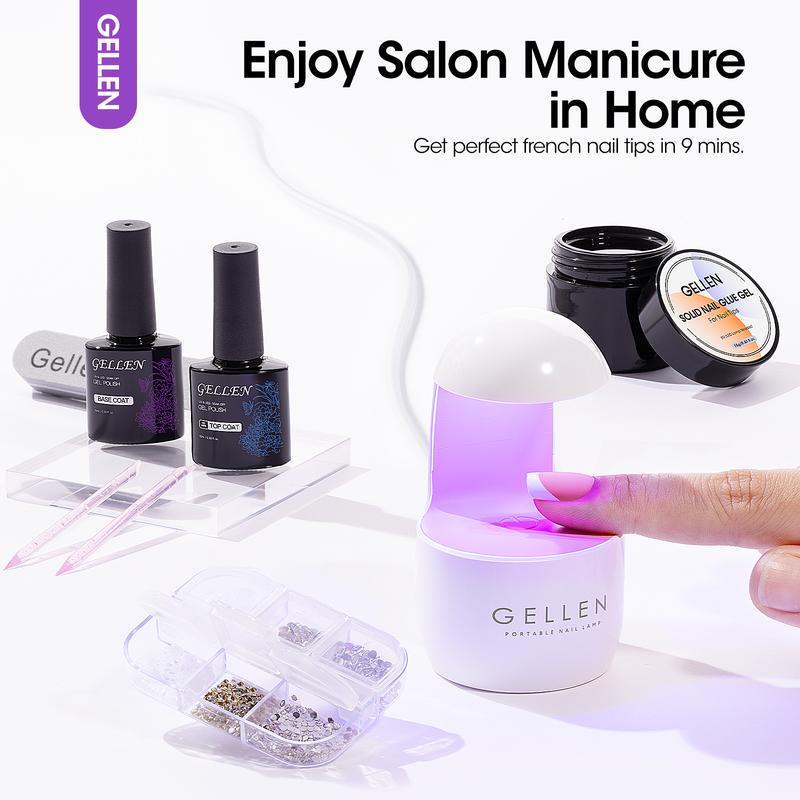 French Tips Gel Nail Kit