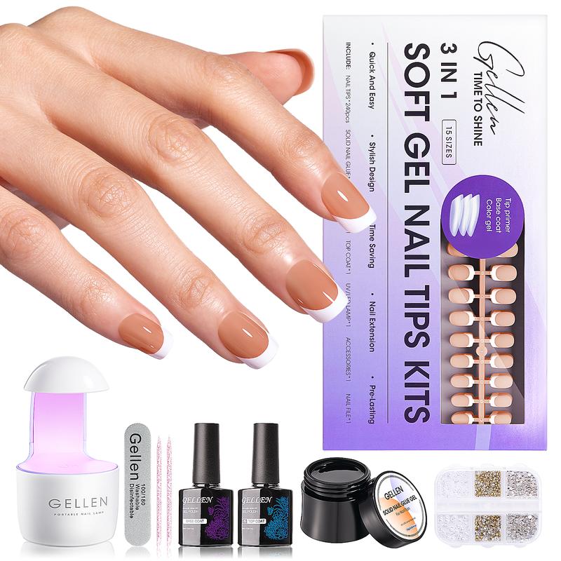 French Tips Gel Nail Kit