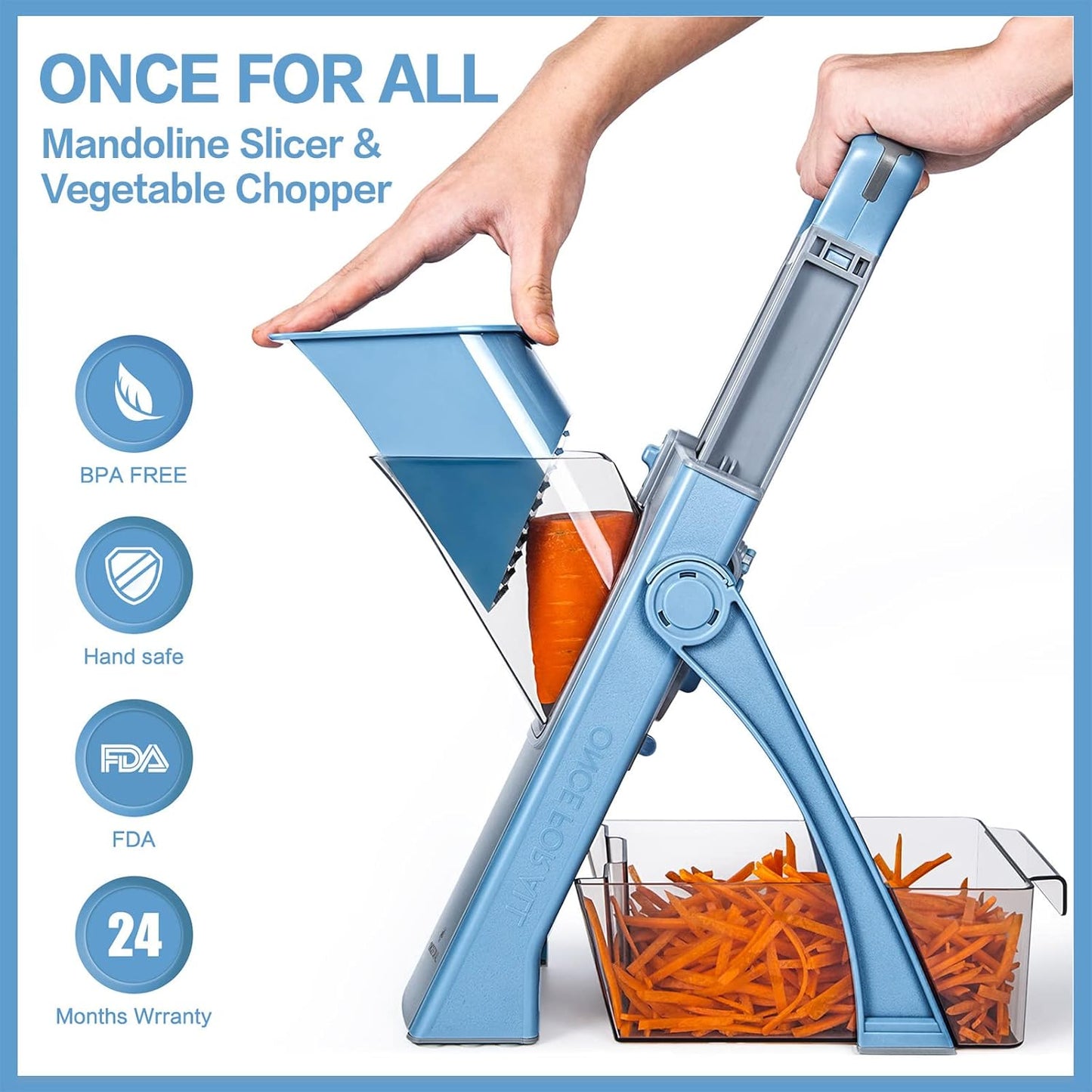 EasySlice Everyday Kitchen Mandoline Slicer